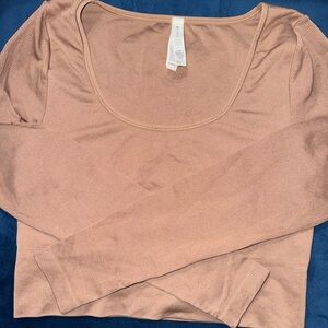 Athleta Long Sleeve Top in Tan